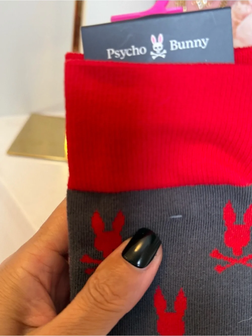 Psycho Bunny gray crew